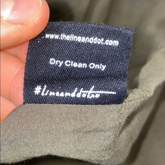 Line and Dot Green Spaghetti Strap Jumpsuit | Sz S - Picture 8 of 8